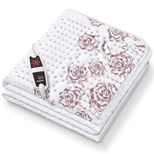 Produktbild: Beurer UB 75 Wärmeunterbett, anschmiegsame Wärmeauflage, 6 Temperaturstufen und Schnellheizung, Oberseite aus weicher Baumwolle, 150 x 80 cm, Abschaltautomatik, maschinenwaschbar