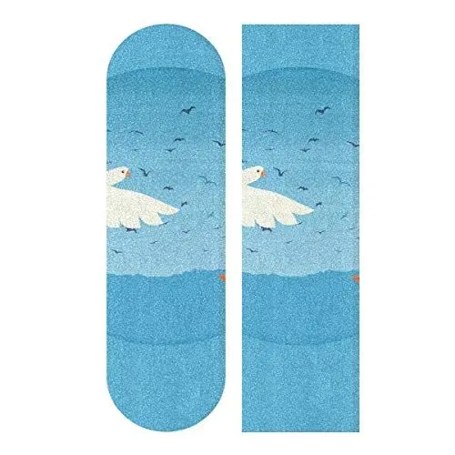 Produktbild: BEUSS Blau Taube Muster Skateboard Griptape rutschfest Selbstklebend Longboard Griptapes Aufkleber Griffband(84 * 23cm 1pcs)