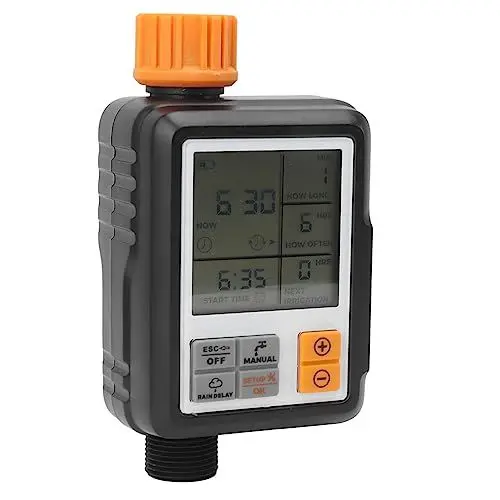 Produktbild: Bewässerungs-Timer, Programmierbare Verzögerung, Manuelle Bewässerung, Automatisches Bewässerungssteuerungssystem, Bewässerungs-Timer Hofrasen