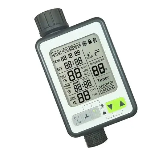 Produktbild: Bewässerungstimer, Bewässerungstimer 3 Modi Regensensor Ausgang mit 3/4 Zoll Außengewinde Automatisch für Rasen- und Gartenpflege