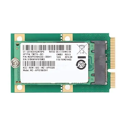 Produktbild: Bewinner 16 GB M.2 Festplattenerweiterungskarten mit Hoher Kapazität für Anspruchsvolle Spiele, M.2 zu MSATA Festplatten SSD Adapterkarte, Plug and Play