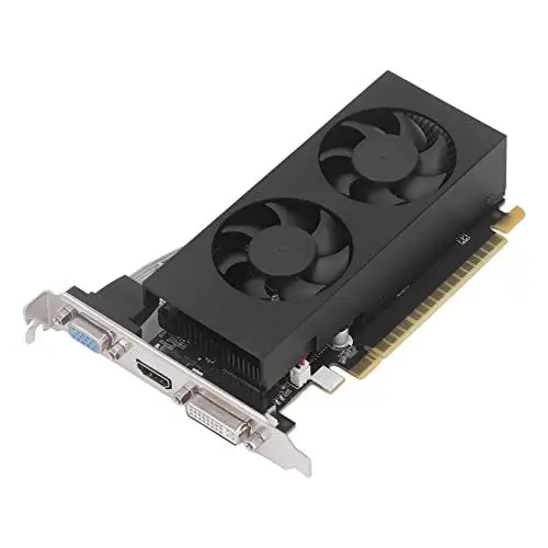 Produktbild: Bewinner GTX750 4G DDR5-Grafikkarte, 128-Bit-640SP-Grafikkarte, VGA, HDMI, DVI, 16xPCI Express 3.0, DirectX11, Desktop-Gaming-Grafikkarte für Computer-GPU