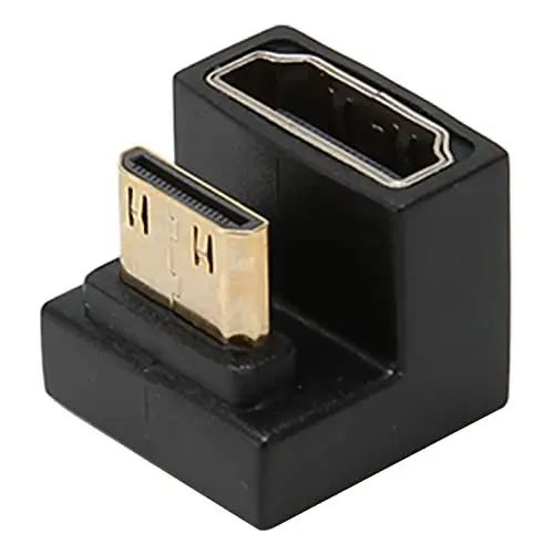 Produktbild: Bewinner -HDMI-auf-HDMI-Adapter, 8K 60 Hz 48 Gbit/s 180 Grad -HDMI-Stecker auf HDMI-Buchse, U-förmiger HDMI-Konverter für DSLR, Camcorder, PC