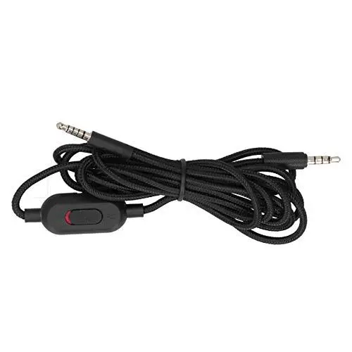 Produktbild: Ejoyous Audio-Aux-Kabel für Wired G433 G233 G Pro G Pro X Gaming-Headsets, 3,5 mm g pro x Ersatzkabel Lautstärkeregler mit Lautstärkeregelung und Mikrofonsteuerung