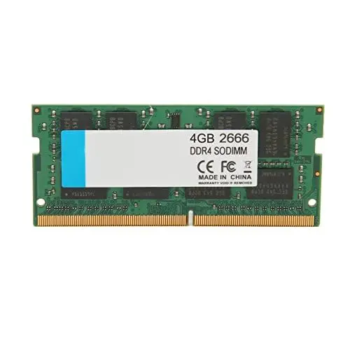 Produktbild: Bewinner Laptop-RAM-Speichermodule, SODIMM 2666 MHz 260 Pin 64 Bits 1,2 V DDR4-RAM, PC-Speicherchip, Computerspeicher-RAM für Laptop-Bürospiele (4GB)
