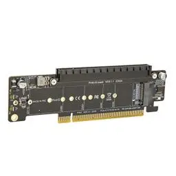 Produktbild: Bewinner PCIe X16-Erweiterungskarte, M.2 NVMe-Controller-Erweiterungskarte, PCIe X16 auf X8 X4 X4 Split-Erweiterungskarte, Unterstützt PCIE4.0 Abwärtskompatibel mit 3.0