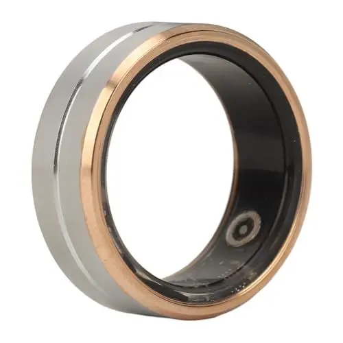 Produktbild: Bewinner Smart Ring Gesundheits-Tracker, Wasserdichter Fitness- und Wellness-Tracker, Schrittzähler, Schlaf, Herzfrequenz, Körpertemperatur, Sportüberwachungsring mit Fernkamerasteuerung
