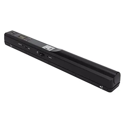 Produktbild: Bewinner Tragbarer Handscanner, Fotoscanner für A4-Dokumente, 900-DPI-Scanner für Dokumente, Fotos, Zeitschriften, Speicherkartenspeicher(Schwarz)