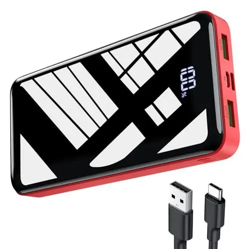 Produktbild: Bextoo Power Bank 27000mAh Power Bank USB C 22.5W External Mobile Phone Batteries LED Display Portable Charger Compatible with iPhone 15 14 13 12 Pro Samsung Huawei etc