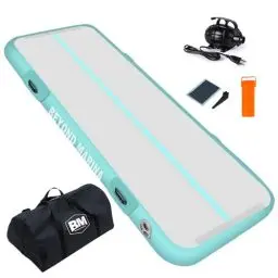 Produktbild: BEYOND MARINA Turnmatte Aufblasbar, Air Matte Track, Air Tracking Matte, 3m 4m 5m 6m Gymnastikmatte Tumbling Matten 10/20cm hoch mit pumpe für Zuhause, Trainingsmatte, Fitnessmatte, Yogamatte