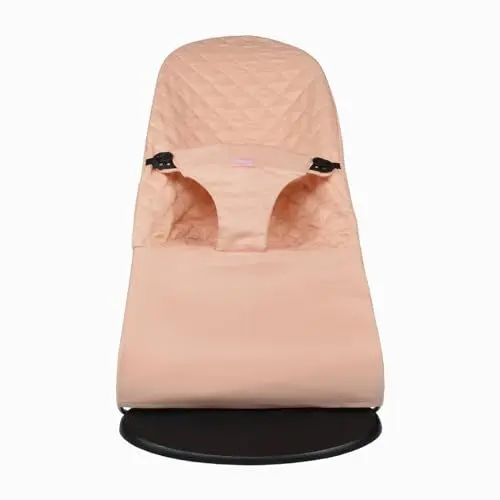 Produktbild: Bezug auf Babywippe. Bezug Belltop kompatibel mit BabyBjörn Wippe: Balance, Soft und Bliss. Babysitz Ergonomisch Babywippe. Hypoallergenic Steppuhn - rosa
