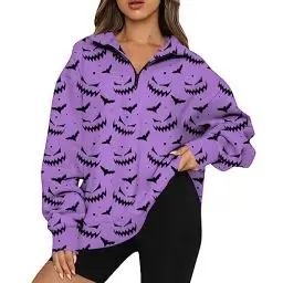 Produktbild: BFTHWY Drew House Hoodie Halloween Maid Kostüm Arbeit Halloween Kostüme Frauen Halloween Kostüm Familien-Halloween-Kostüme Für 4 Halloween-Kostüme Für Frauen 2023 Schwarzer Kapuzenpullover Mit