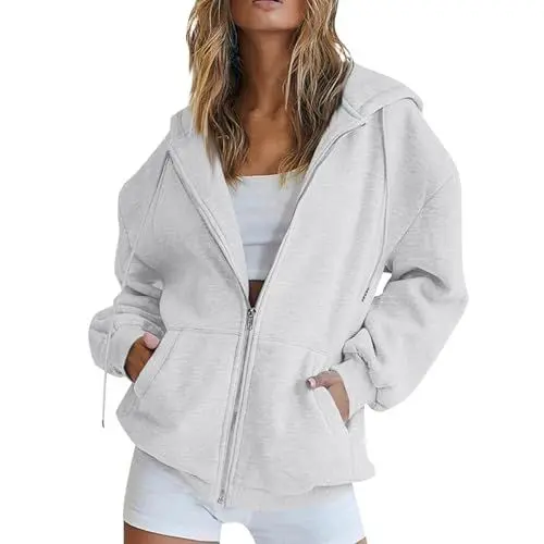 Produktbild: BFTHWY Frauen Geschenk Hausanzug Damen Kuschelig Damen Strickpullover Bekleidung Damen Kuscheldecke Pullover Jacke mit Strickärmeln Damen Büro Outfit Damen Frauen Geschenk Geschenke Elfenbein 2Xl
