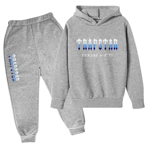 Produktbild: BFTHWY Hip Hop Hose Damen Trapstar Tasche Jogginganzüge Trapster Trapstet Jogginganzug Pink Sportsachen Kinder Mädchen Set Jogginganzug Mädchen Trapstar Tracksuit Corteiz Kinder Elfenbein