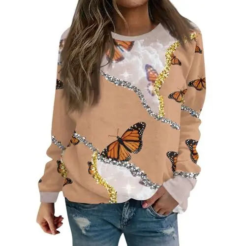 Produktbild: BFTHWY Kaschmir Pullover Damen Basic Langarmshirt Damen Personalisierte Geschenke Frauen Hoodie Schwarz Rollkragenpullover Damen Schwarz Langarmshirt Damen Sexy Damen Oberteile Beige 2XL