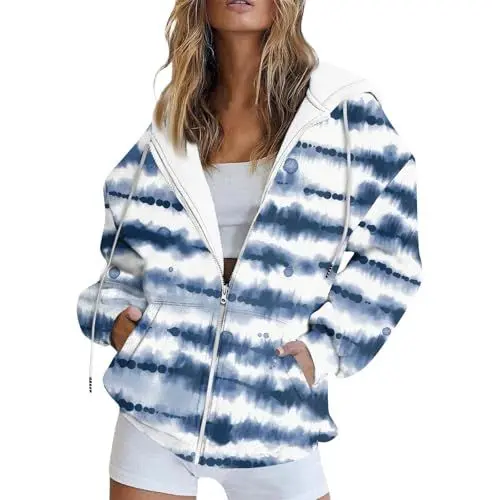 Produktbild: BFTHWY Tshirt Damen Beheizbare Jacke Weihnachts Hoodie Damen Pullover Frauen Couple Hoodie Kuscheldecke Pulli Lange Fleecejacke Damen Y2K Clothes Damen Hoodie mit Kapuze Oberteil Türkis L