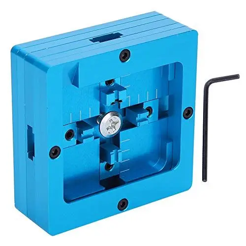 Produktbild: BGA Reballing Rework Station mit Doppelrahmen-Schablonen-Schweißgerät-Kits, 80 x 80 mm, für Heimwerker und Profis, leicht und aus Aluminiumlegierung