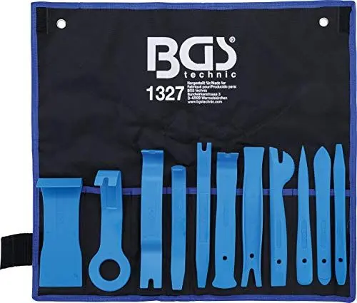 Produktbild: BGS 1327 | Innenraum-Verkleidungswerkzeug-Satz | 11-tlg.| Kunststoffhebel | aus glasfaserverstärktem Kunststoff, Farbig