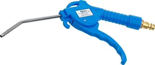 Produktbild: BGS 3208 | Druckluft-Ausblaspistole | 100 mm | Drukluftpistole | Griff aus blauem Nylon-Fiberglas