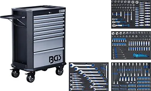 Produktbild: BGS 5051 | Werkstattwagen | 8 Schubladen | mit 296 Werkzeugen