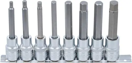Produktbild: BGS 5176 | Bit-Einsatz-Satz | Antrieb Innenvierkant 12,5 mm (1/2