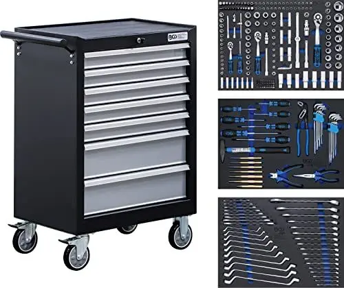 Produktbild: BGS 6062 | Werkstattwagen | 7 Schubladen | mit 263 Werkzeugen