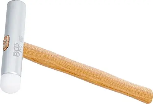 Produktbild: BGS 6664 | Aluminium-Kunststoffhammer | extra langer Kopf | Ø 30 mm | 300 g | Schonhammer