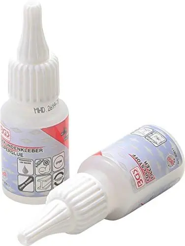 Produktbild: BGS 80617 | Klebstoff-Reparaturset | 2-K Schweißnaht | Industrieklebestoff 20 g / Granulat 20 g | für Gummi, Kunststoff·· Stahl, Metall·· EPDM