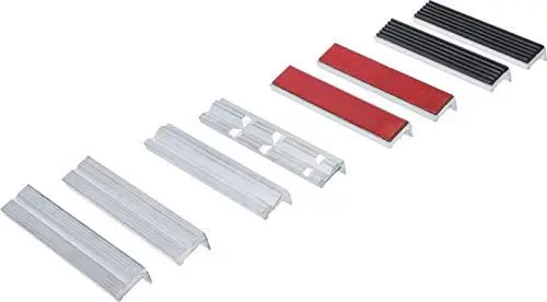 Produktbild: BGS 8442-2 | Schraubstock-Schutzbacken-Satz | 8-tlg. | Aluminium | 150 mm | mit Magnet | Alu | Schonbacken