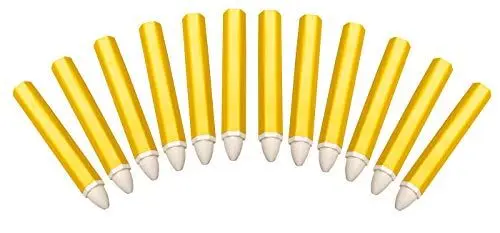 Produktbild: BGS 8822 | Fettsignierstifte | 12 Stück | weiß | Markier-Stifte für Reifen-Markierung / Reifenmarker