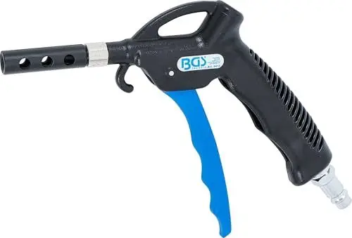Produktbild: BGS 9413 | Druckluft-Ausblaspistole | mit 3 Aufsätzen