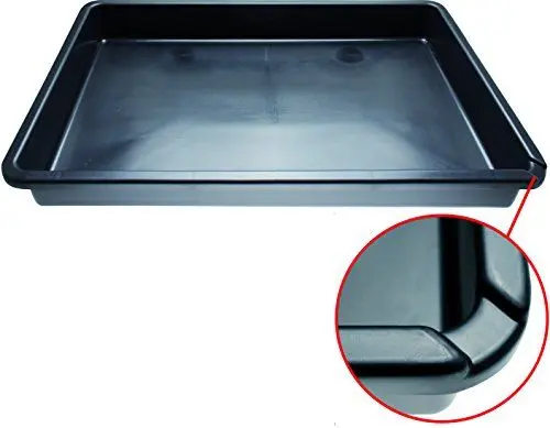 Produktbild: BGS 9997 | Mehrzweckwanne mit Ausgießer | schwarz | 50 l | Mehrzweckwanne | Universal-Auffangwanne | Kunststoff-Wanne | für Öl, Kühlflüssigkeiten, Flüssigkeiten, etc.
