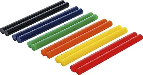 Produktbild: BGS Diy 80847 | Heißklebe-Patronen | 12-tlg. | bunt | Ø 11 mm, 150 mm | Klebesticks | Klebestifte | Heißkleber für Heißklebepistolen