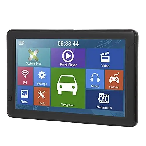 Produktbild: BHDK Touchscreen-GPS-Navigation, Auto-GPS-Navigation 9-Zoll-Sprachführungs-Geschwindigkeitswarnung für LKW