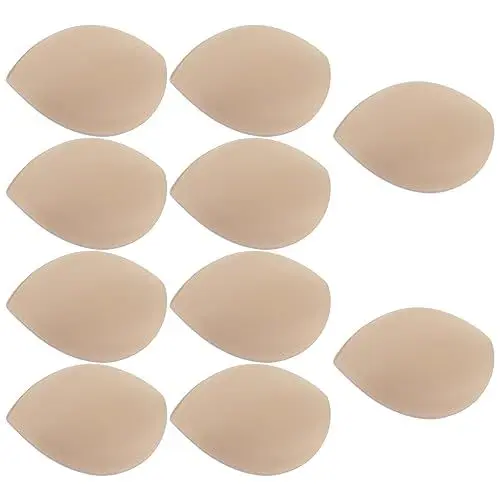 Produktbild: BH-Pads 5 Pairs Bra Inserts Push Up Sponge Yoga Pads Removable Bikinis Bra Pads for Women Girls Skin