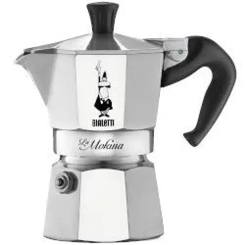 Produktbild: Bialetti BIA290493 Mokina Kaffeebereiter, 1/2 Tasse, Schwarz