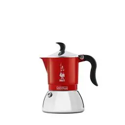 Produktbild: Bialetti Kaffeemaschine, Aluminium, Steel, Rot, 2 Tassen