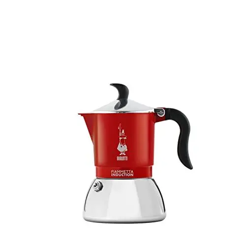 Produktbild: Bialetti Kaffeemaschine, Aluminium, Steel, Rot, 2 Tassen