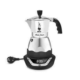 Produktbild: Bialetti Moka Elektrisch Timer, Kapazität für 6 Tassen, 365 W, Silber schwarz