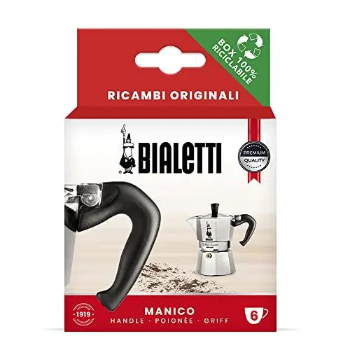 Produktbild: Bialetti Ricambi, Includes 1 Handle with Plug, Compatible with Moka Express 6 Cups