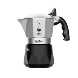 Produktbild: Bialetti New Brikka 2023, Moka-Kanne, die einzige Herdkaffeemaschine, die in der Lage ist, einen Cremereichen Espresso Zuzubereiten, 2 Tassen, Aluminium