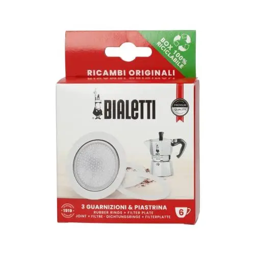 Produktbild: Bialetti Ricambi, Aluminium, 6 tazze, Silber