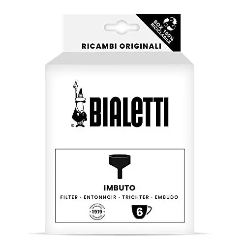 Produktbild: Bialetti Ricambi, Includes 1 Funnel Filter, Compatible with Moka Induction 6 Cups