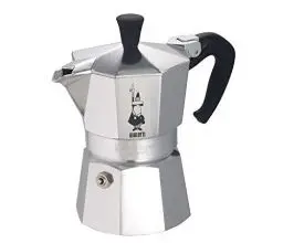 Produktbild: Bialetti - Moka Express: Ikonische Espressomaschine für die Herdplatte, macht echten Italienischen Kaffee, Moka-Kanne 12 Tassen (600 ml), Aluminium, Silber
