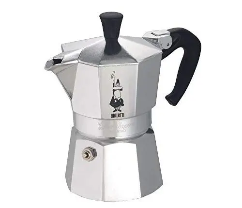 Produktbild: Bialetti - Moka Express: Ikonische Espressomaschine für die Herdplatte, macht echten Italienischen Kaffee, Moka-Kanne 12 Tassen (600 ml), Aluminium, Silber