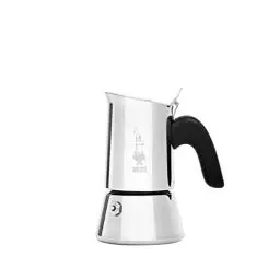 Produktbild: Bialetti - Neue Venus, Espressomaschine aus Edelstahl, für alle Herdarten geeignet, 2 Tassen (85 ml), Aluminium, silber (nicht induktionsgeeignet)