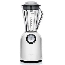 Produktbild: bianco di puro Hochleistungsmixer Attivo bis 24.500 U/Min Smoothie Maker inkl. Sport-To-Go Mixbecher, 3 Mixprogramme, 10 Mixstufen, 6 Edelstahlklingen, Stopfer, 1L Tritan-Kunststoff, BPA-frei (Weiss)