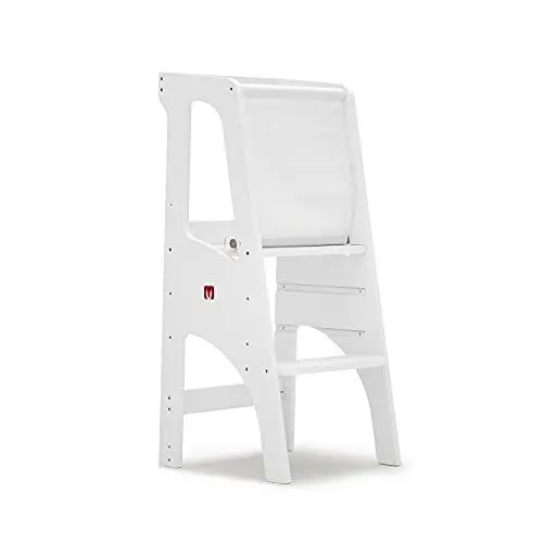 Produktbild: Bianconiglio Kids® Evo Lernturm höhenverstellbar mit abgerundeten Kanten, EN71/3, handgefertigt in Italien