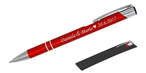 Produktbild: BIASTO Kugelschreiber LIBOinkl. individueller Gravur - in Geschenkhülle (Rot)