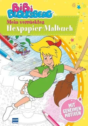 Produktbild: Bibi Blocksberg - Hexpapier Malbuch: Malen mit Bibi Blocksberg - geheime Motiven zum Ausmalen und Schraffieren